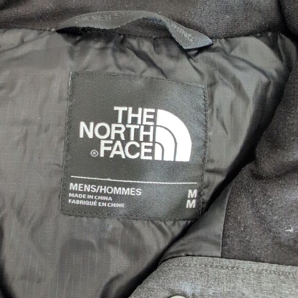 The North Face Men's Vest Medium Patrick's Point Gray Puffer Jacket Excellent - Picture 4 of 8